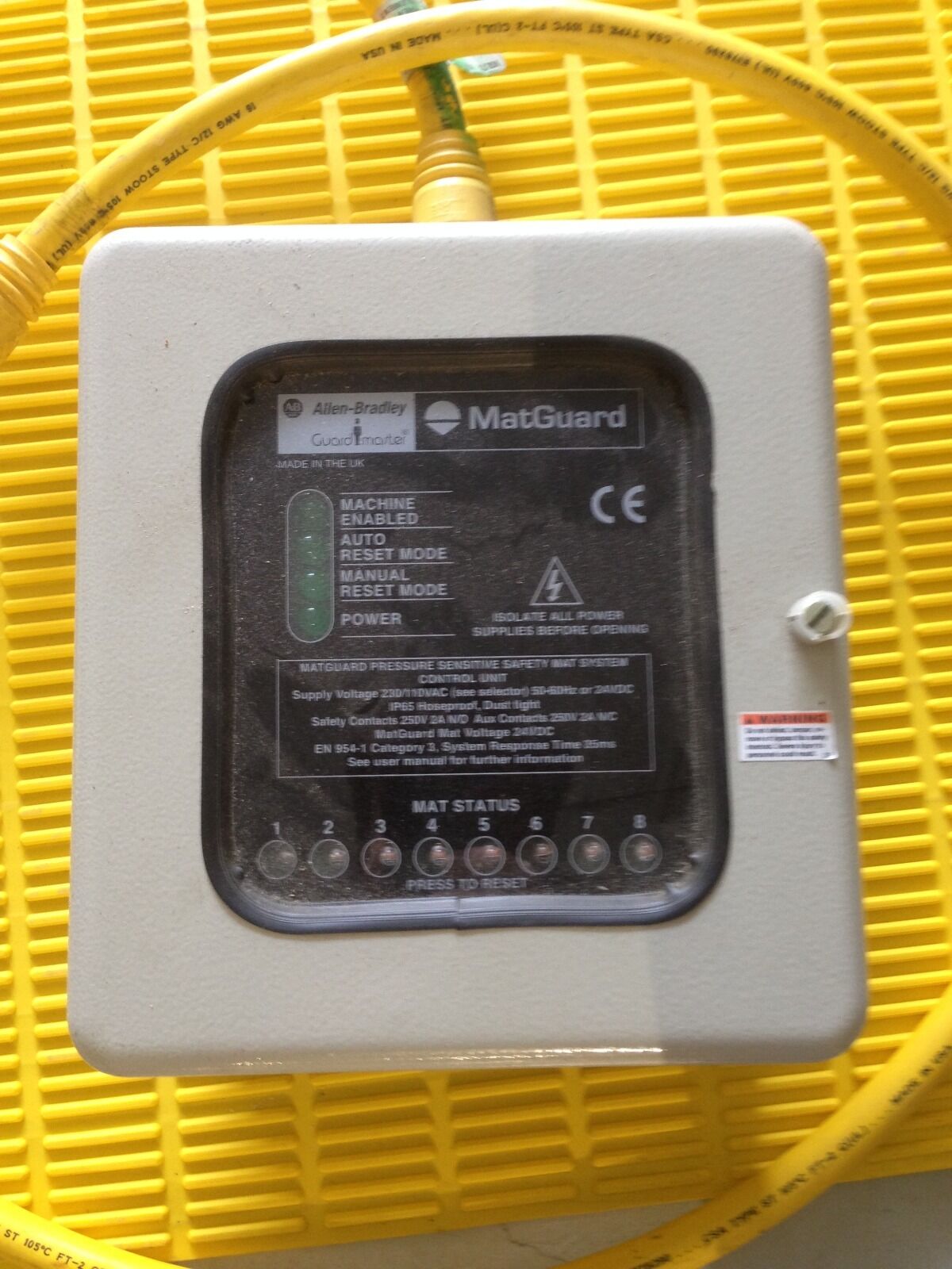 USED ALLEN-BRADLEY MATGUARD  WITH MAT  GUARDMASTER  440F-C28011