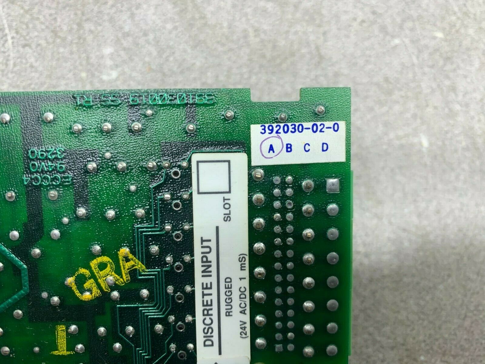 USED EMERSON BRISTOL BABCOCK NETWORK COMMUNICATION BOARD 392030-02-0