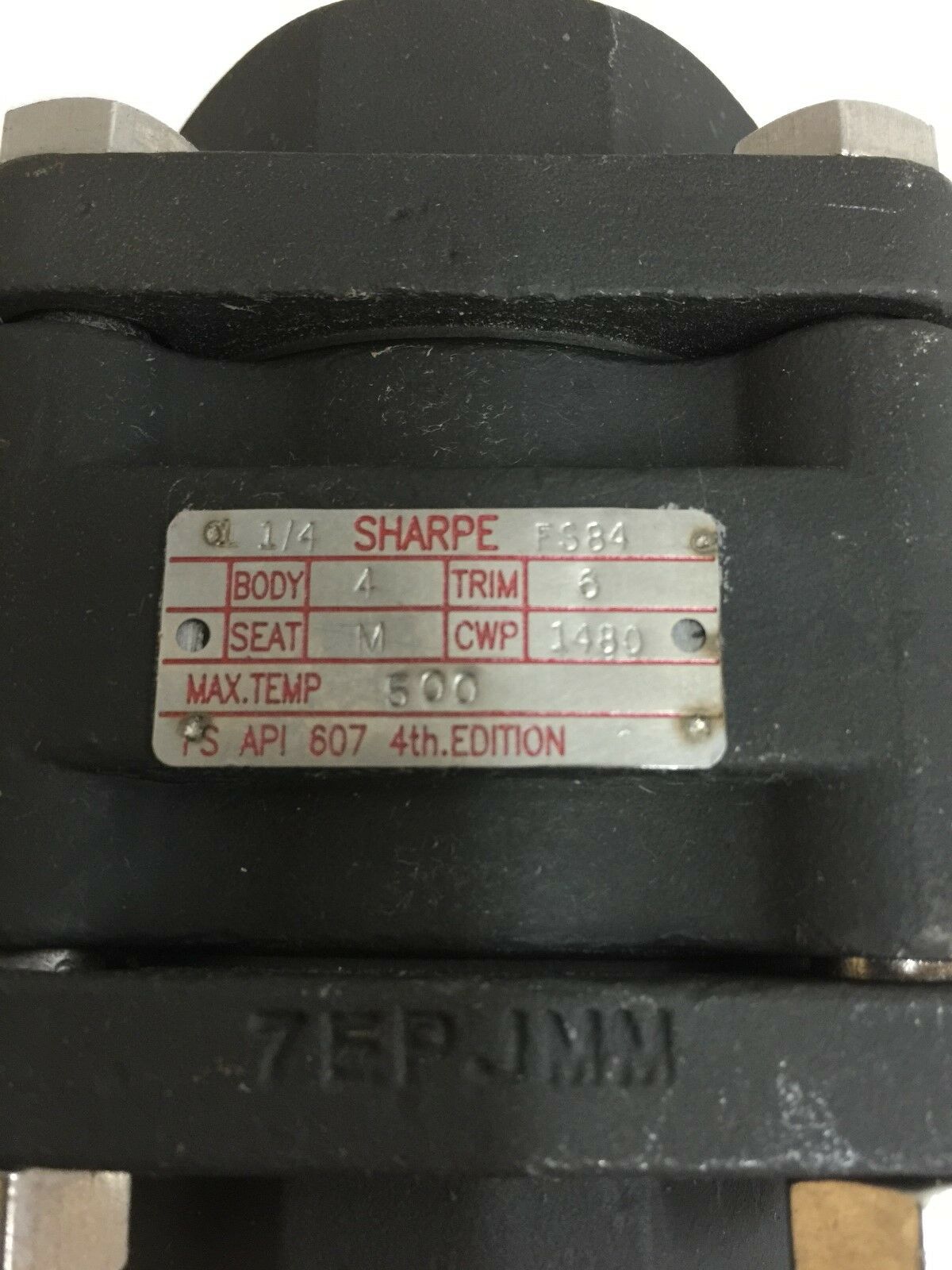 NEW SHARPE 1/4" BALL VALVE FS84 CARBON STEEL