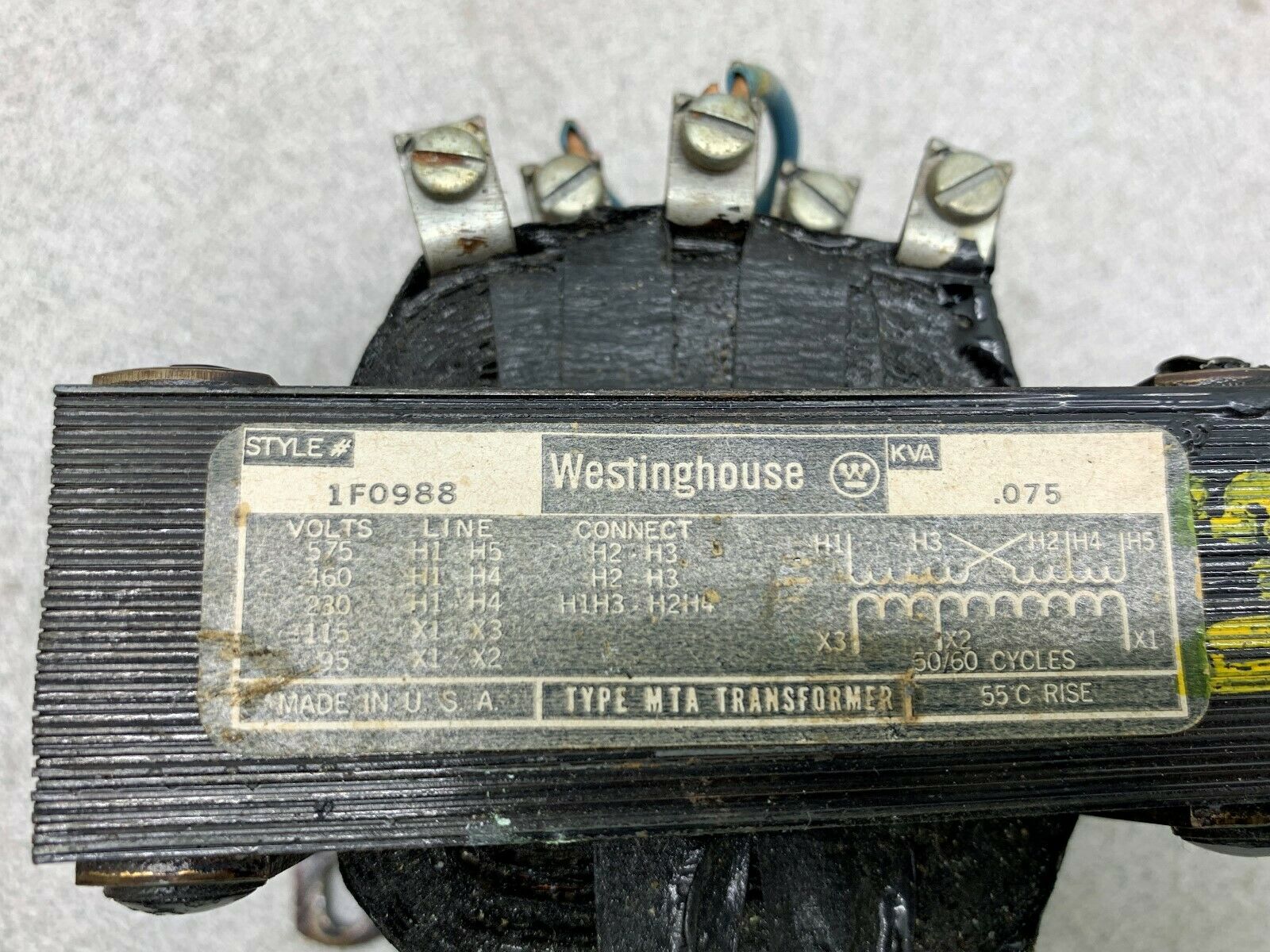 USED WESTINGHOUSE BREAKER 1F0988