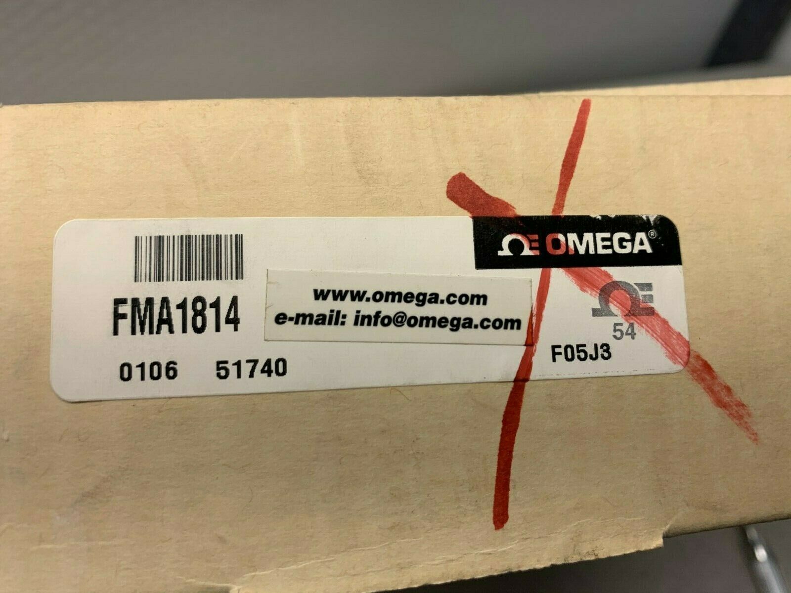 NEW IN BOX OMEGA MASS FLOW METER FMA1814