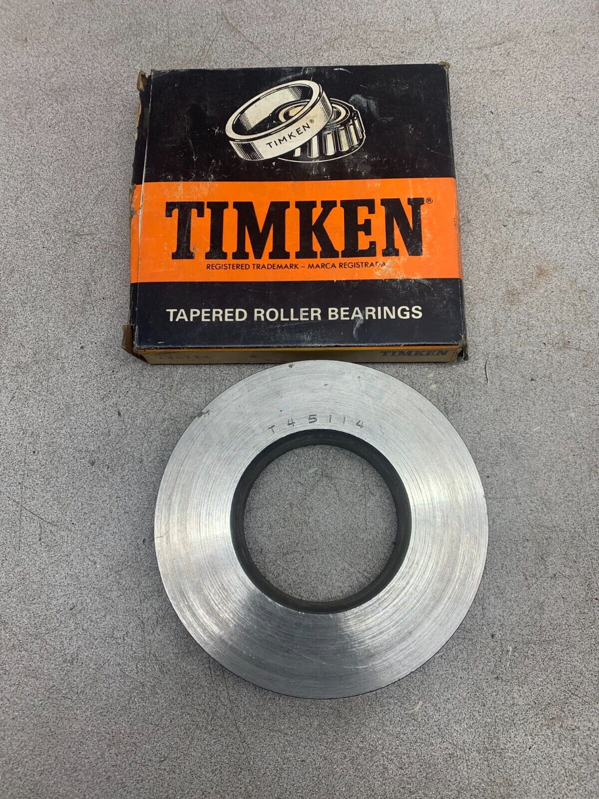 NEW IN BOX TIMKEN FLINGER, ENCLOSURE OR END CAP T45114