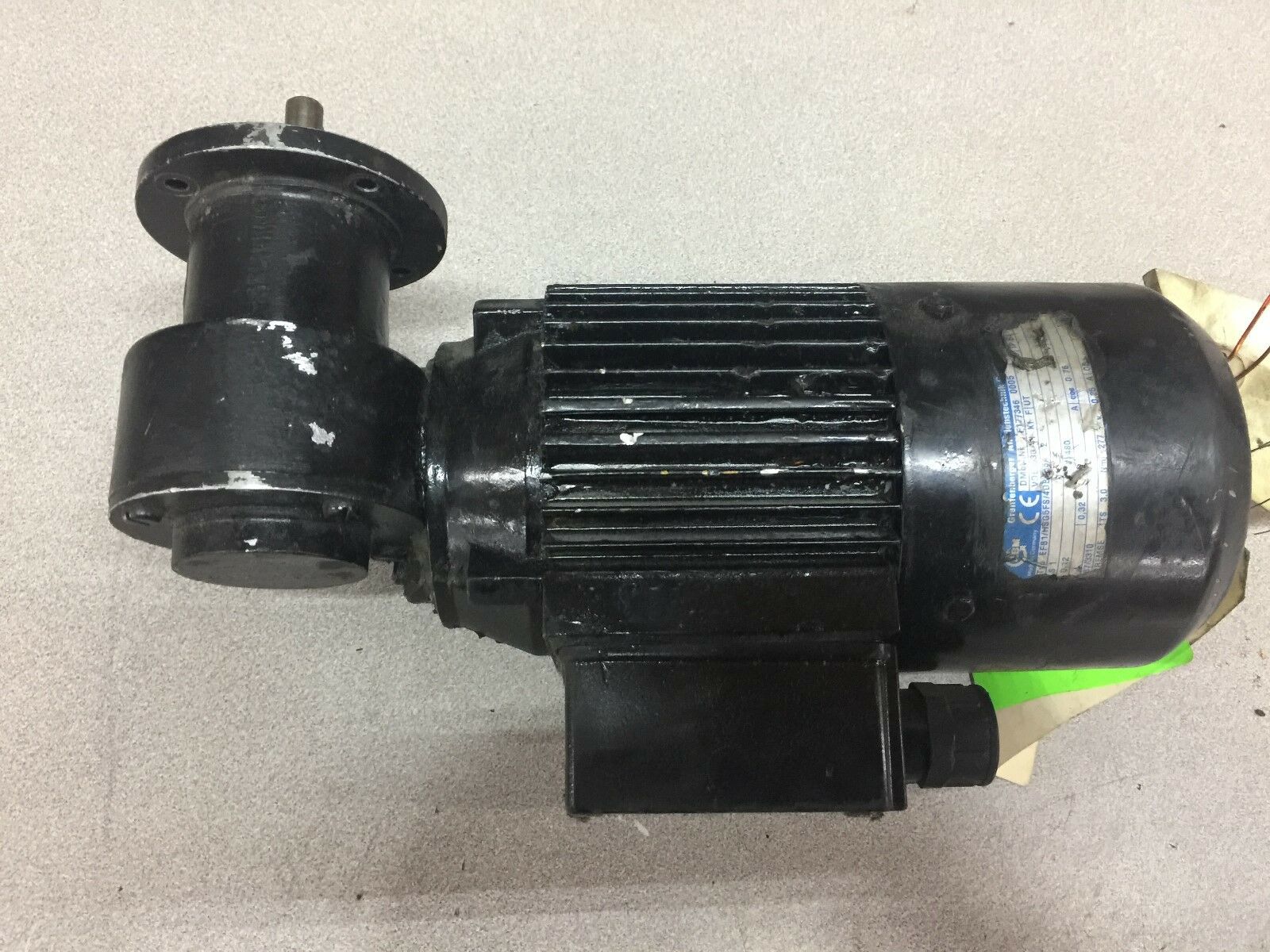 USED ABM GEAR MOTOR EFB1/HSG5FS/4DB556A-2