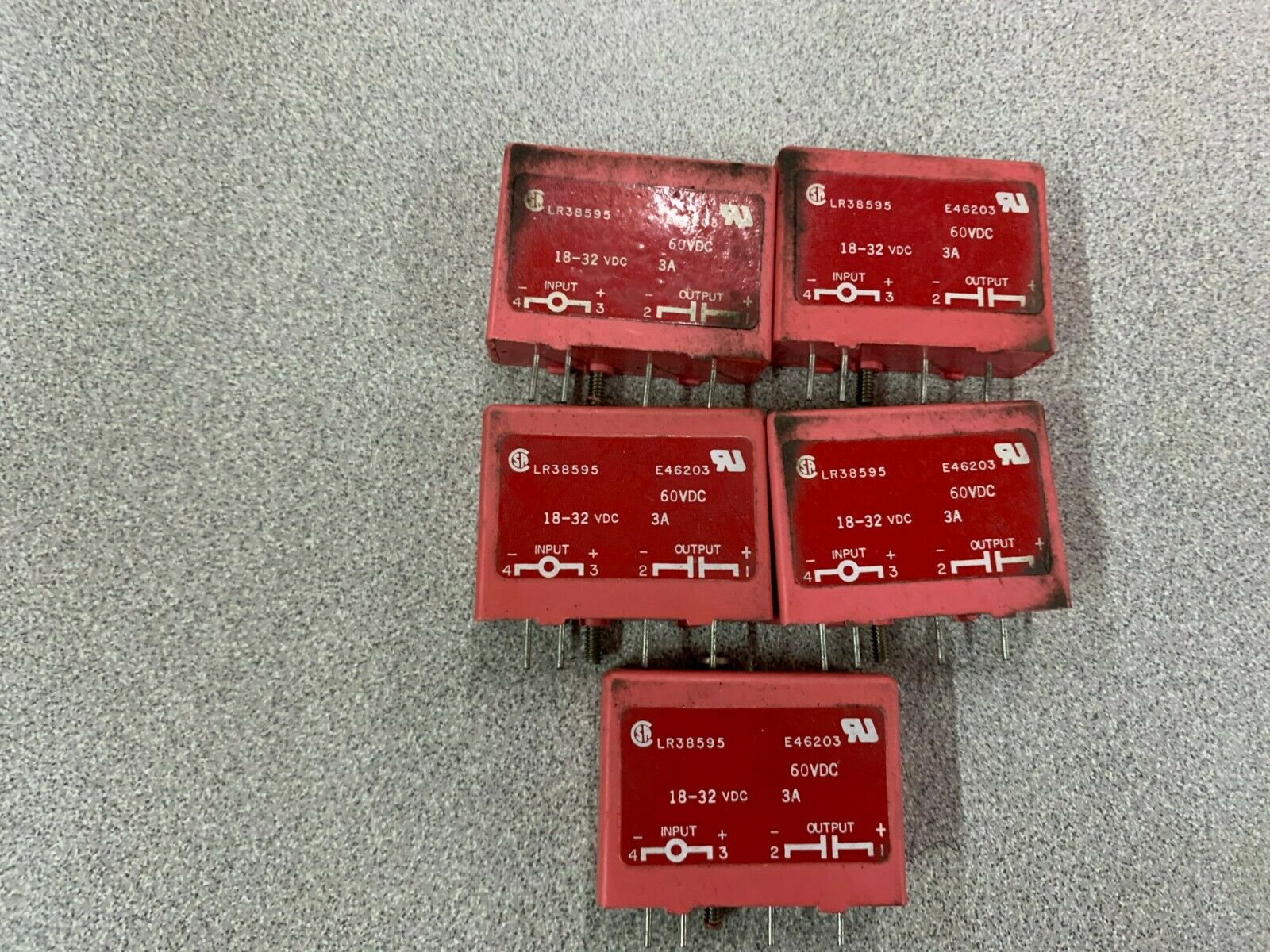 LOT OF 5 USED GORDOS RELAY ODC24