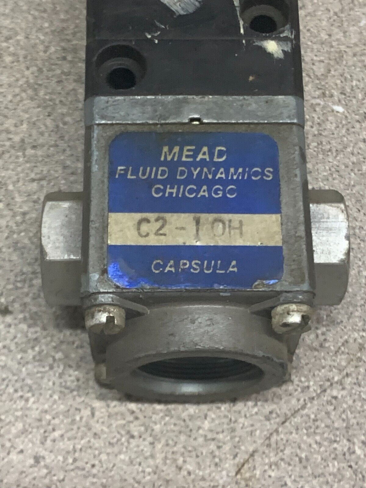 USED MEAD FLUID DYNAMICS CONTROL VALVE C2-10H