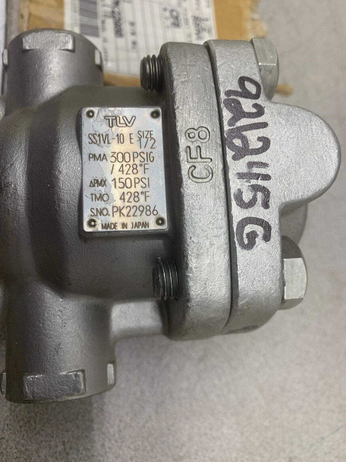 NEW NO BOX TLV 1/2" STEAM TRAP SS1VL-10E