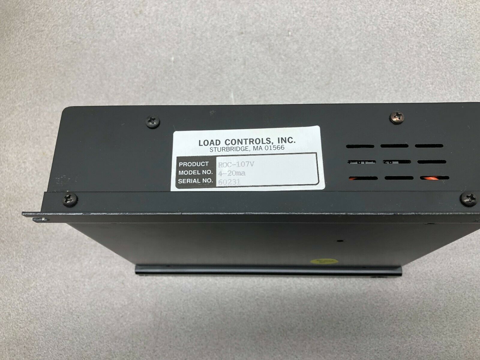 NEW IN BOX LOAD CONTROLS 4-20 MA TRANSDUCER ROC-107V