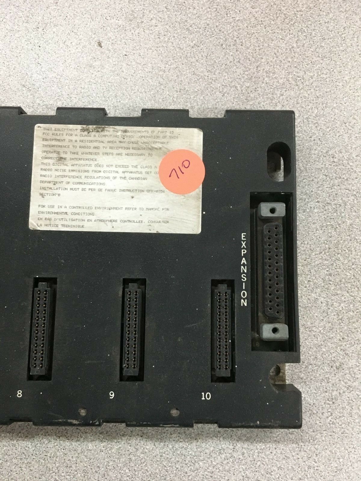 USED GE FANUC SERIES 90-30 10-SLOT BASE IC693CHS392C