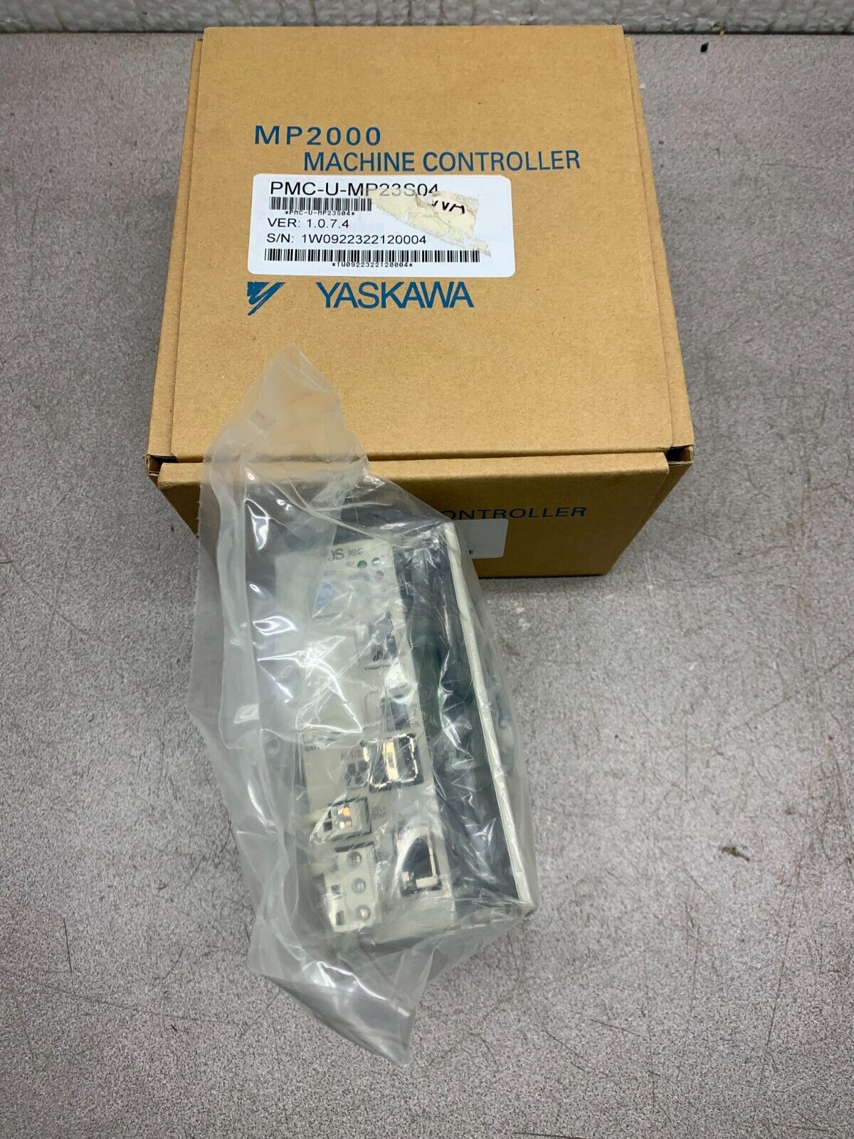 NEW IN BOX YASKAWA VER: 1.0.7.4 MACHINE CONTROLLER PMC-U-MP23S04