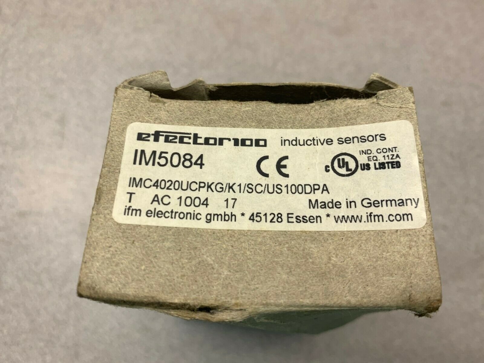 NEW IN BOX EFECTOR 100 SENSOR IMC4020UCPKG/K1/SC/US100DPA