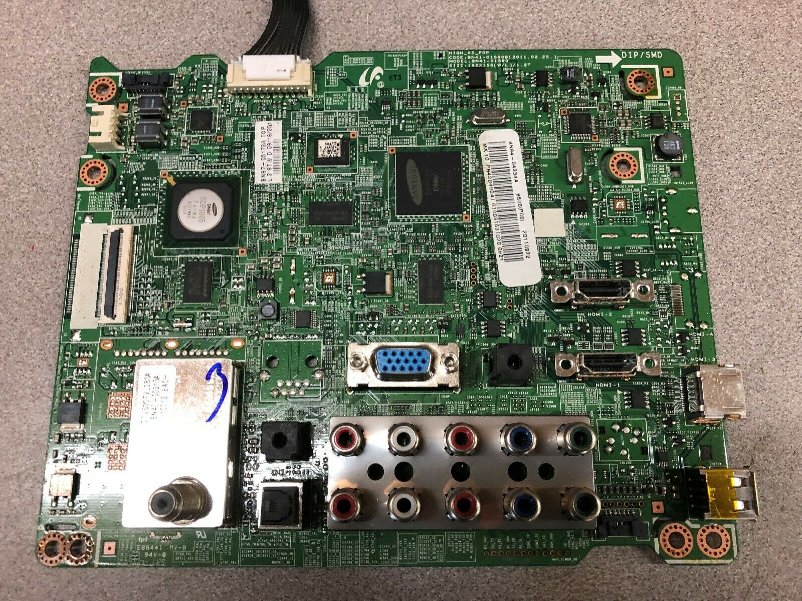 USED SAMSUNG MAIN BOARD BN97-05173A