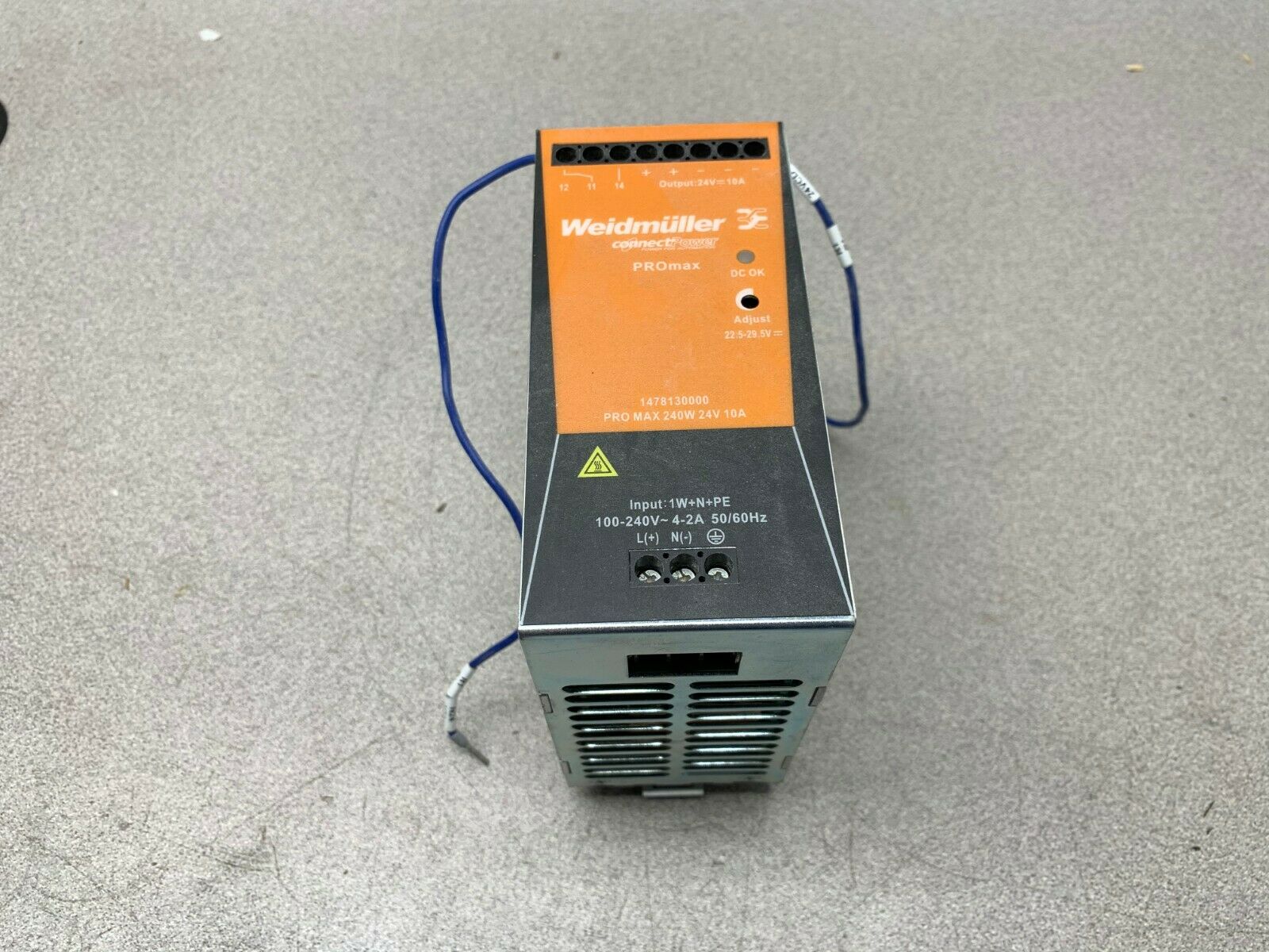 USED WEIDMULLER POWER SUPPLY 1478130000