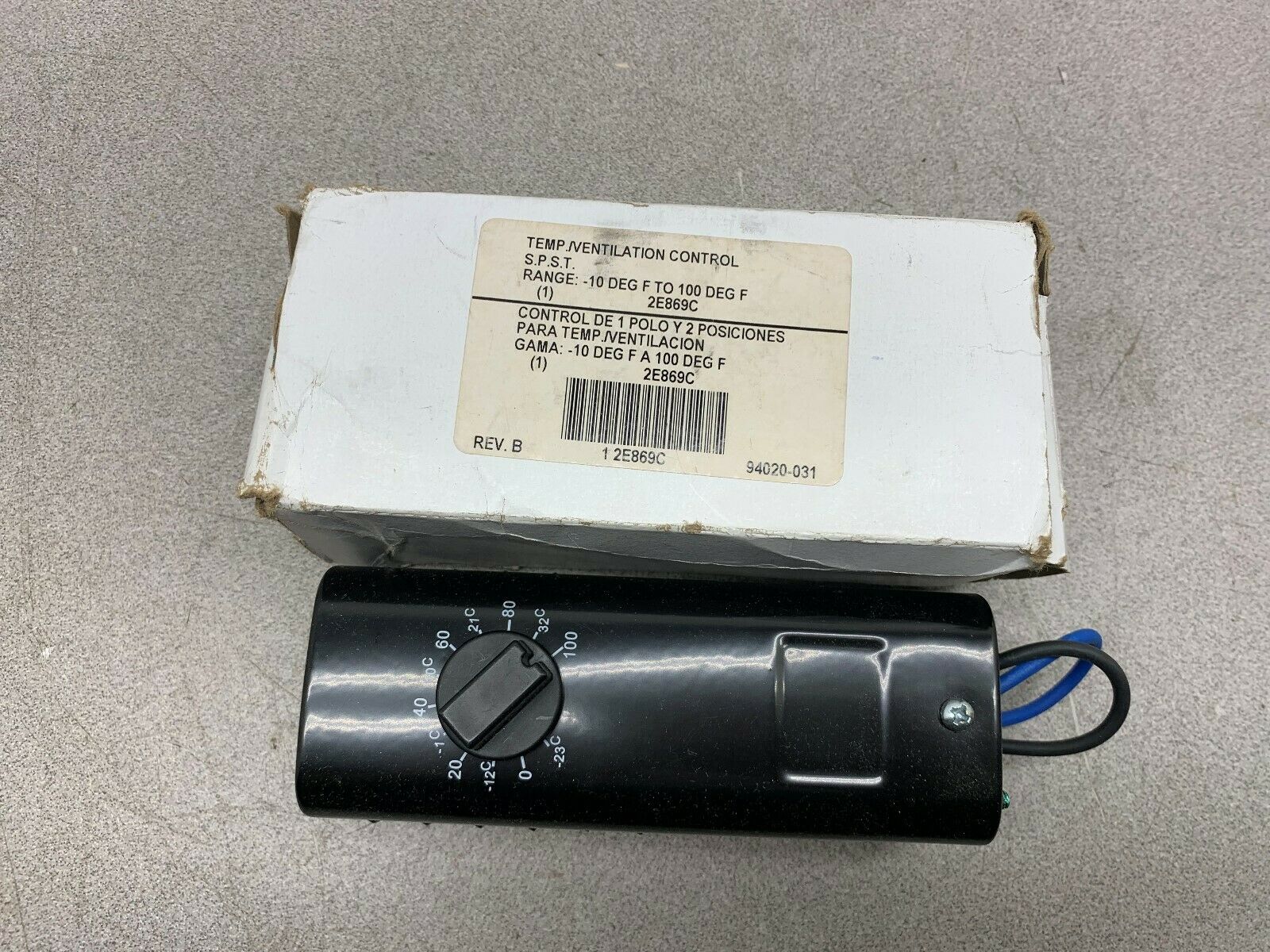 NEW IN BOX DAYTON CONTROL 2E869C