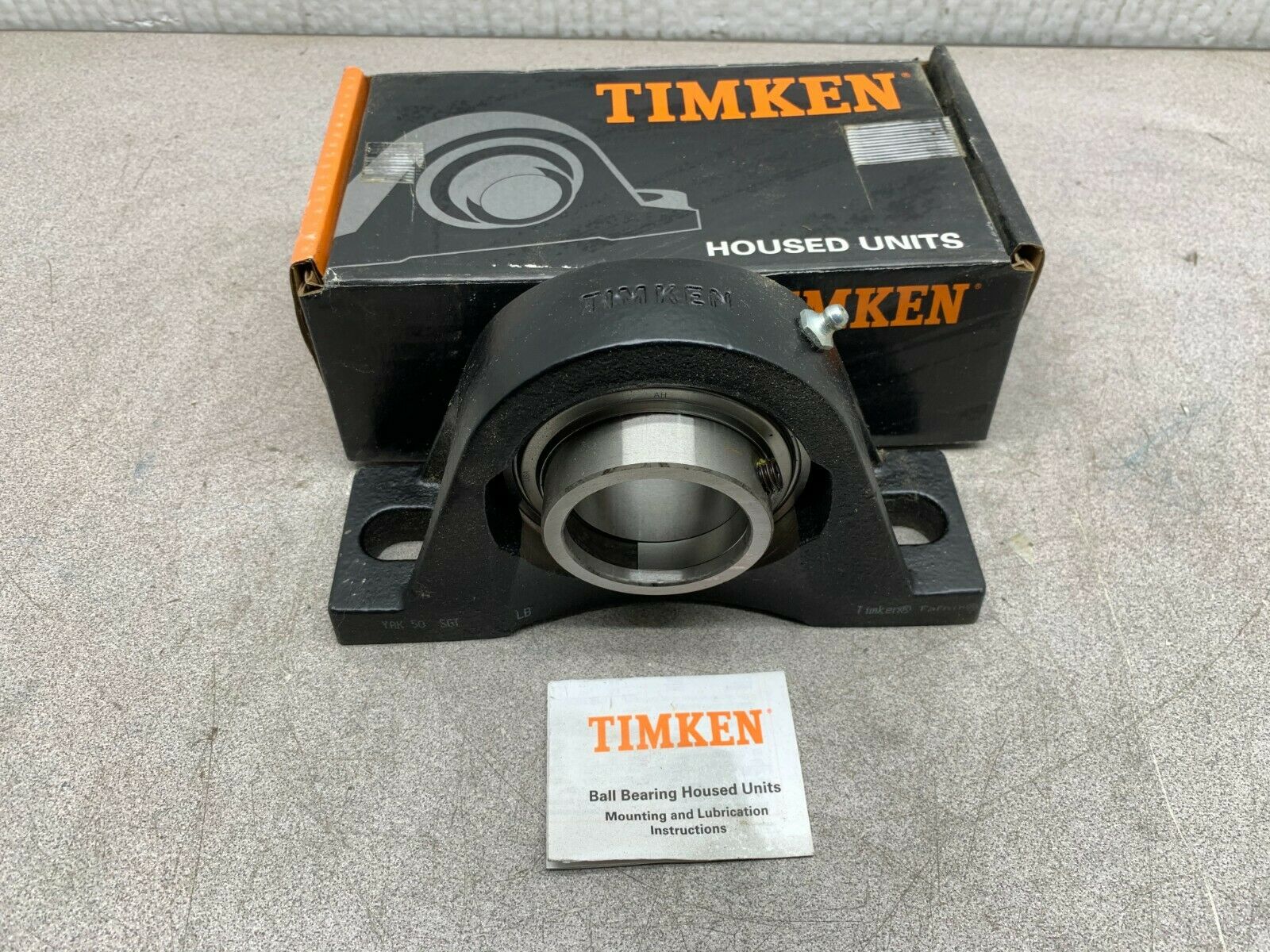 NEW IN BOX TIMKEN 2-BOLT PILLOW BLOCK BEARING YAK 50 SGT