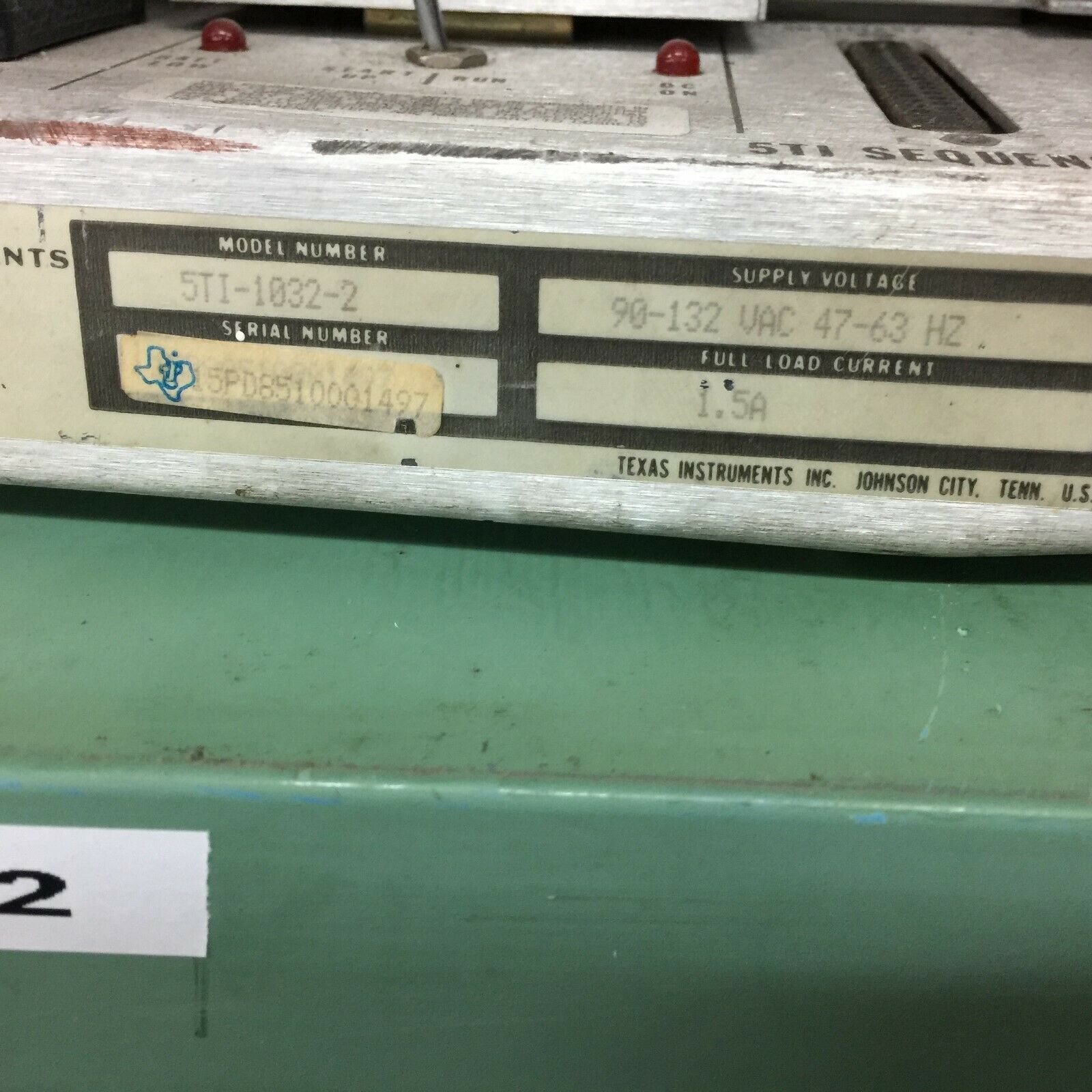 USED TEXAS INSTRUMENTS SEQUENCER 5TI-1032-2