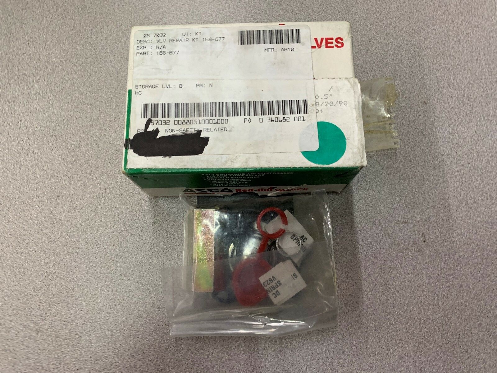 NEW IN BOX ASCO REPAIR KIT 168-677