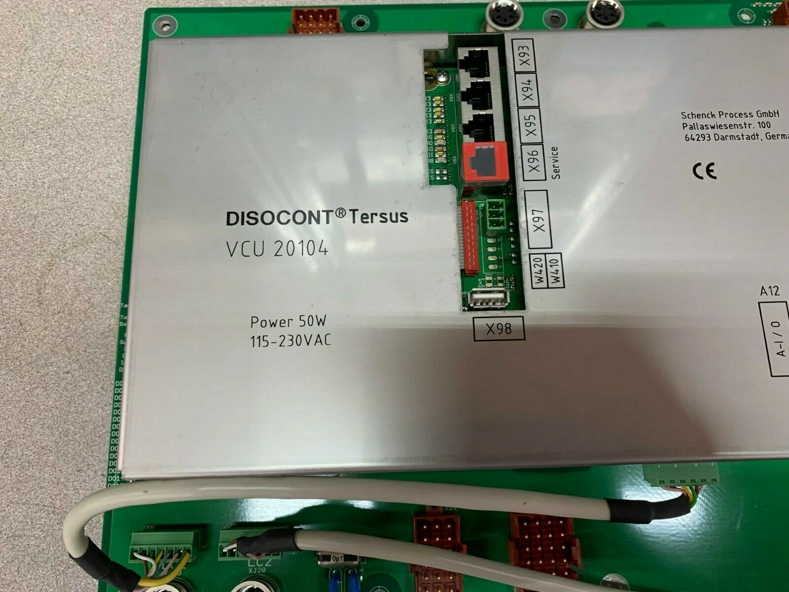NEW NO BOX SCHENCK PROCESS DISOCONT TERSUS VCU 20104 CONTROL UNIT V064005.B01