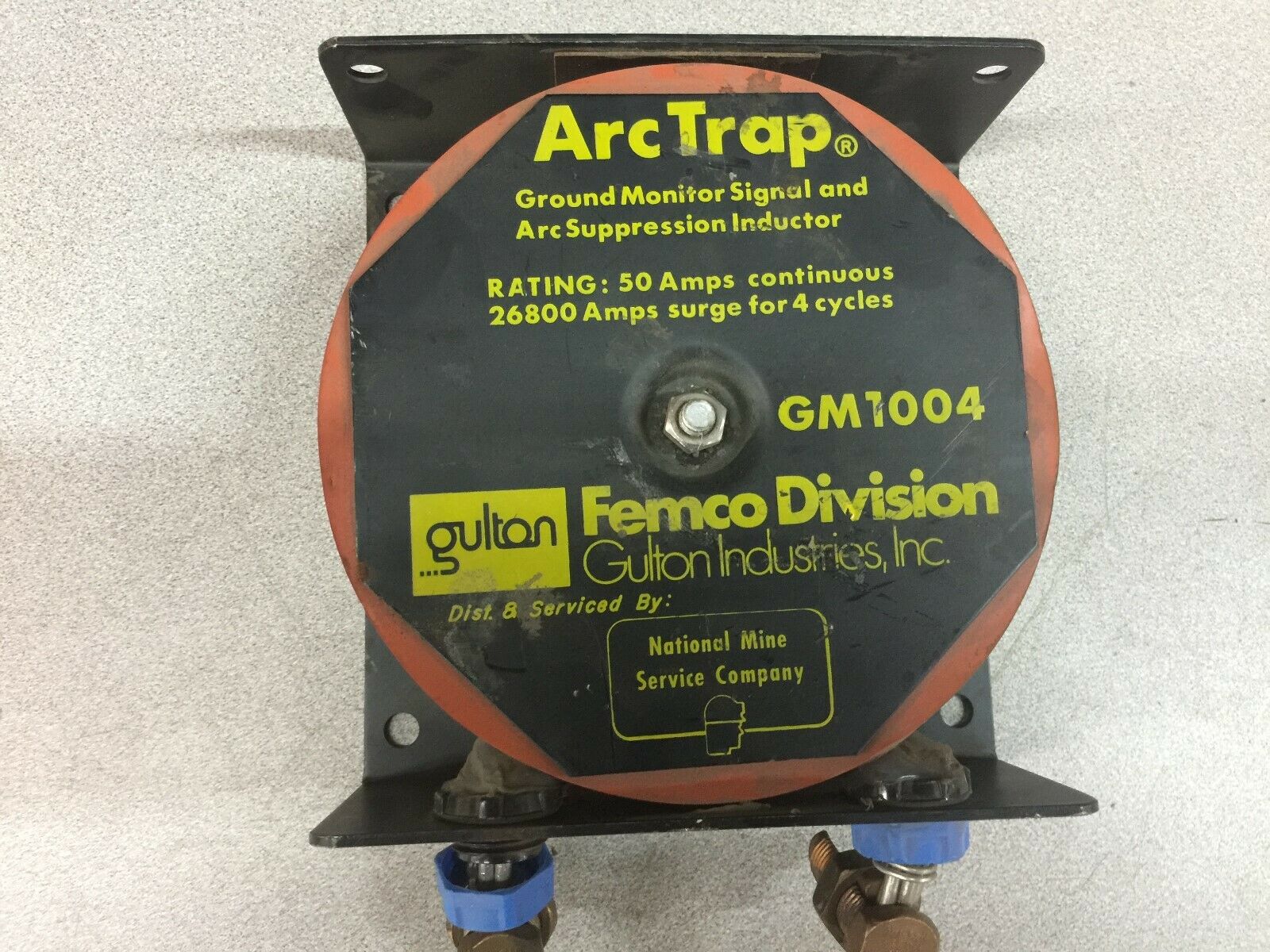 USED GULTON 50AMP ARC TRAP ARC SUPPRESSION INDUCTOR GM1004