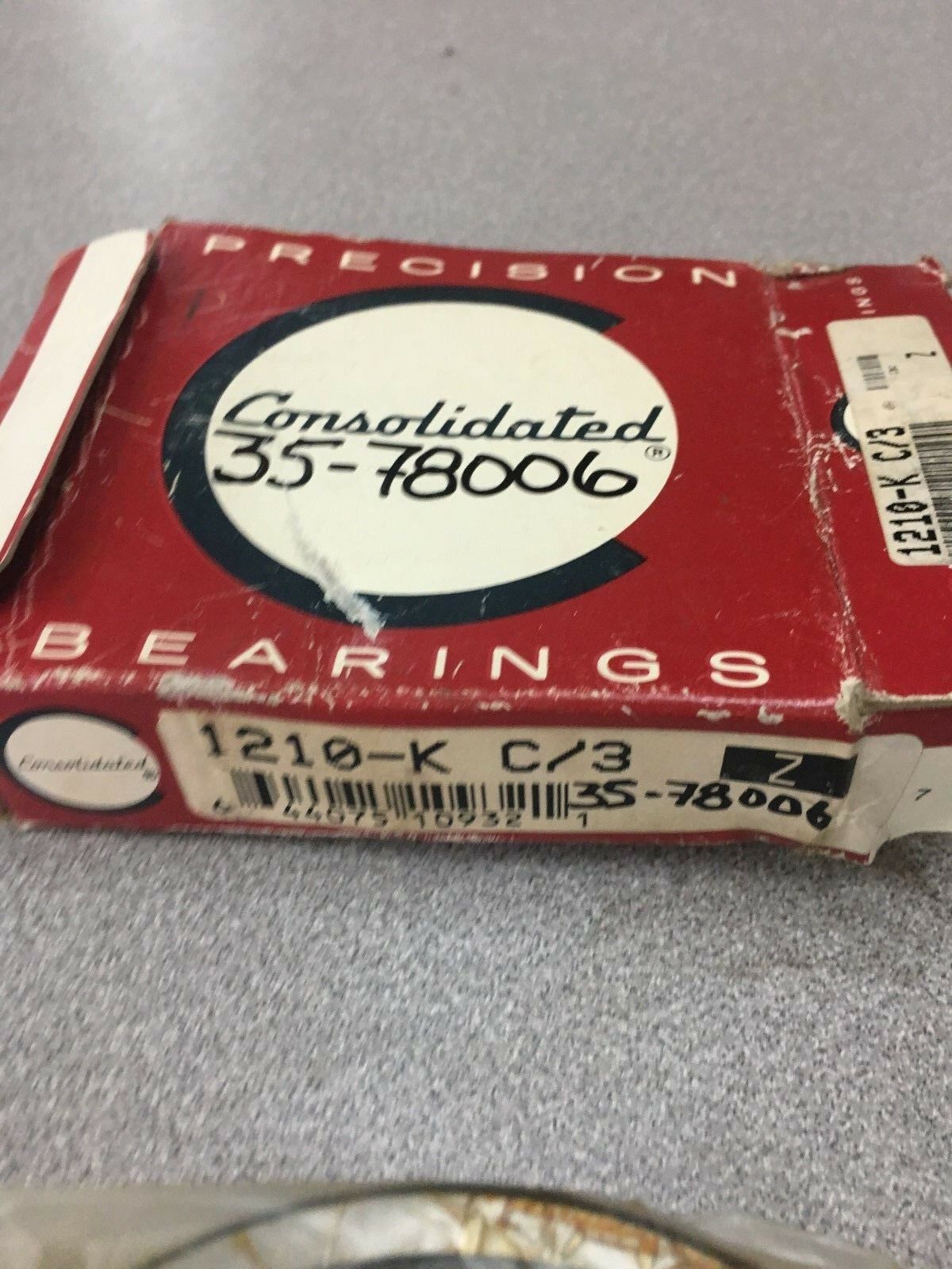 NEW IN BOX CONSOLIDATED BEARING 1210-K C/3