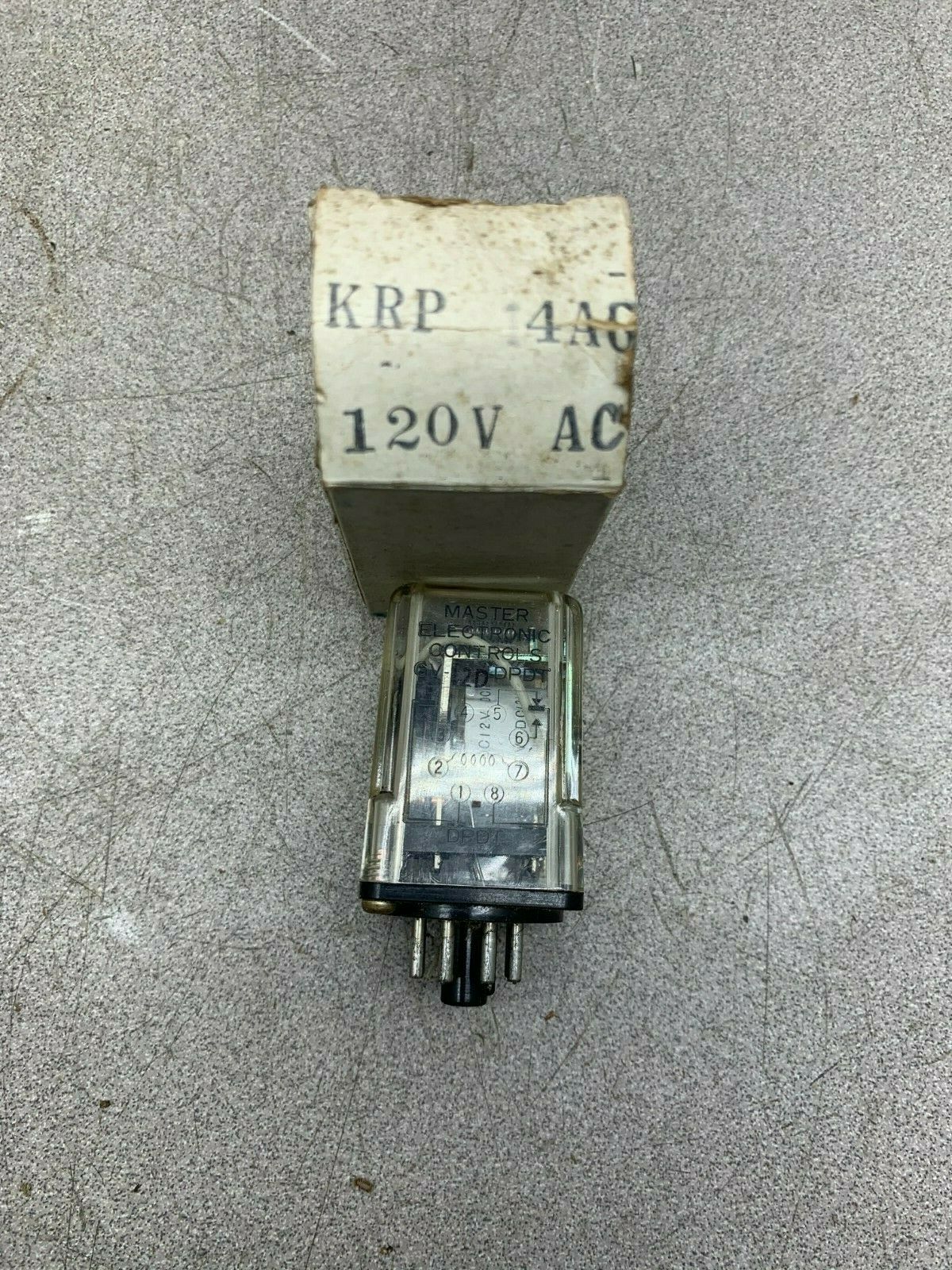 NEW IN BOX MEC RELAY GV 12D DPDT