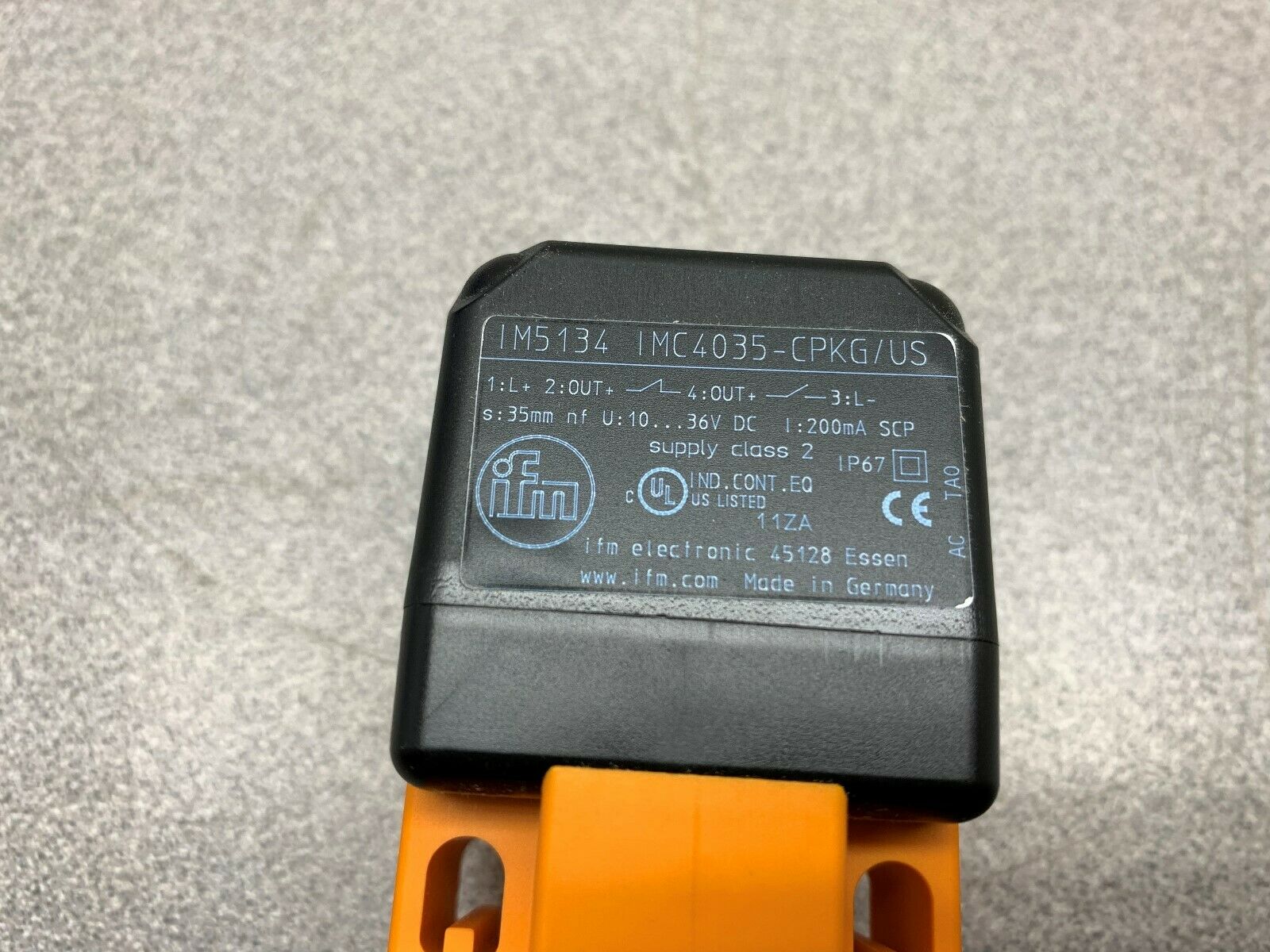 NEW NO BOX IFM SENSOR IMC4035-CPKG/US