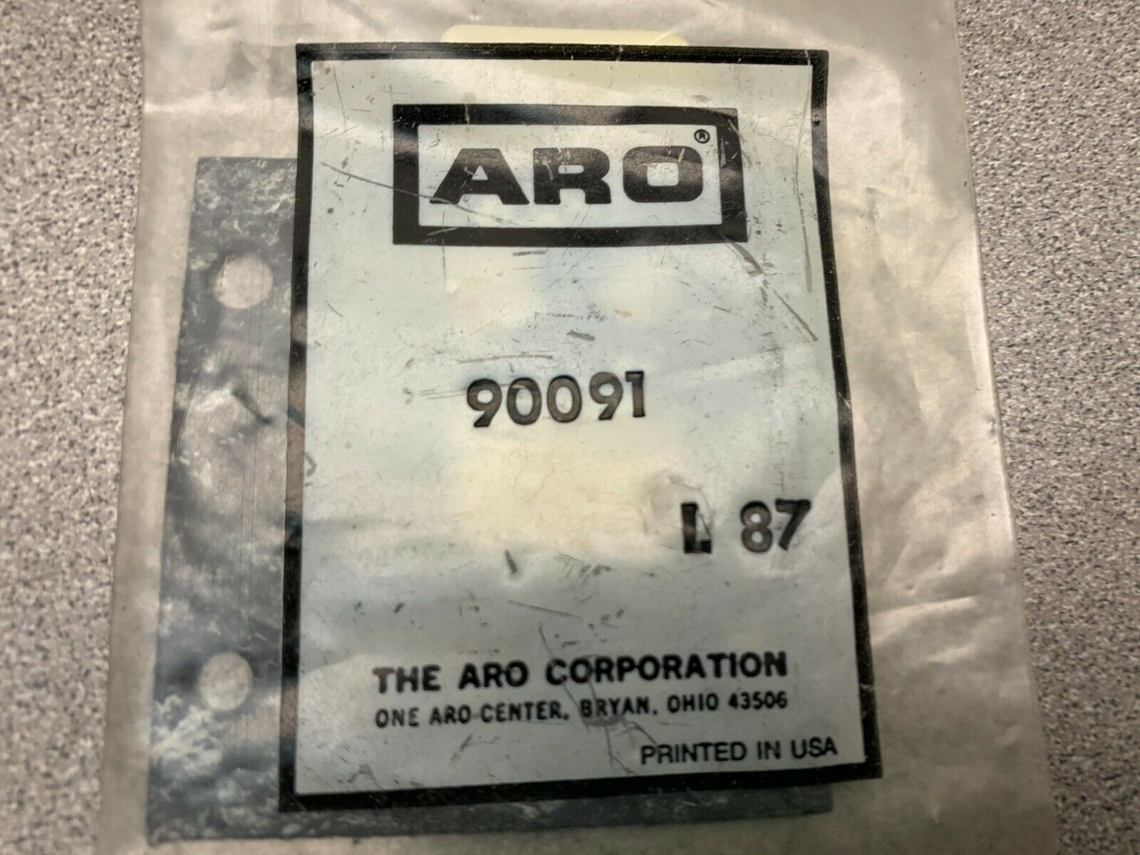 LOT OF 2 NEW IN BAG ARO GASKET 90091