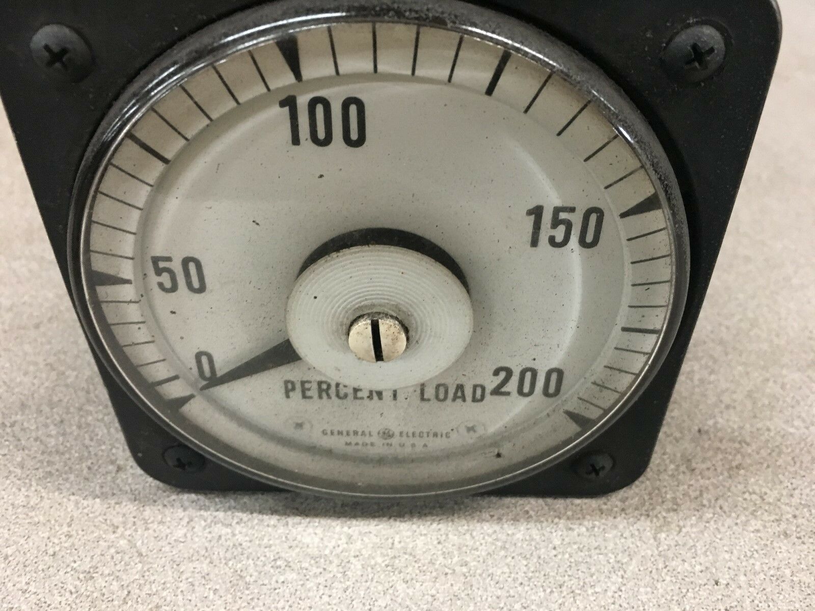 USED GENERAL ELECTRIC A-C AMMETER 8AB 18A-Y341