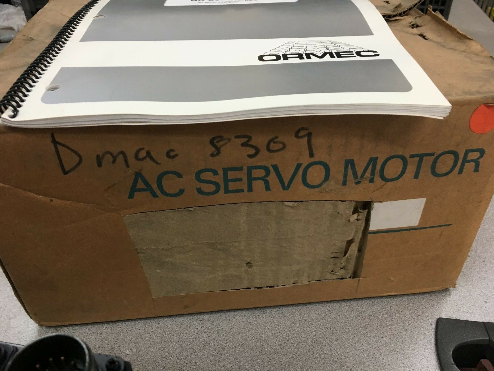 USED ORMEC AC SERVOMOTOR MAC-E015H2 /K1A