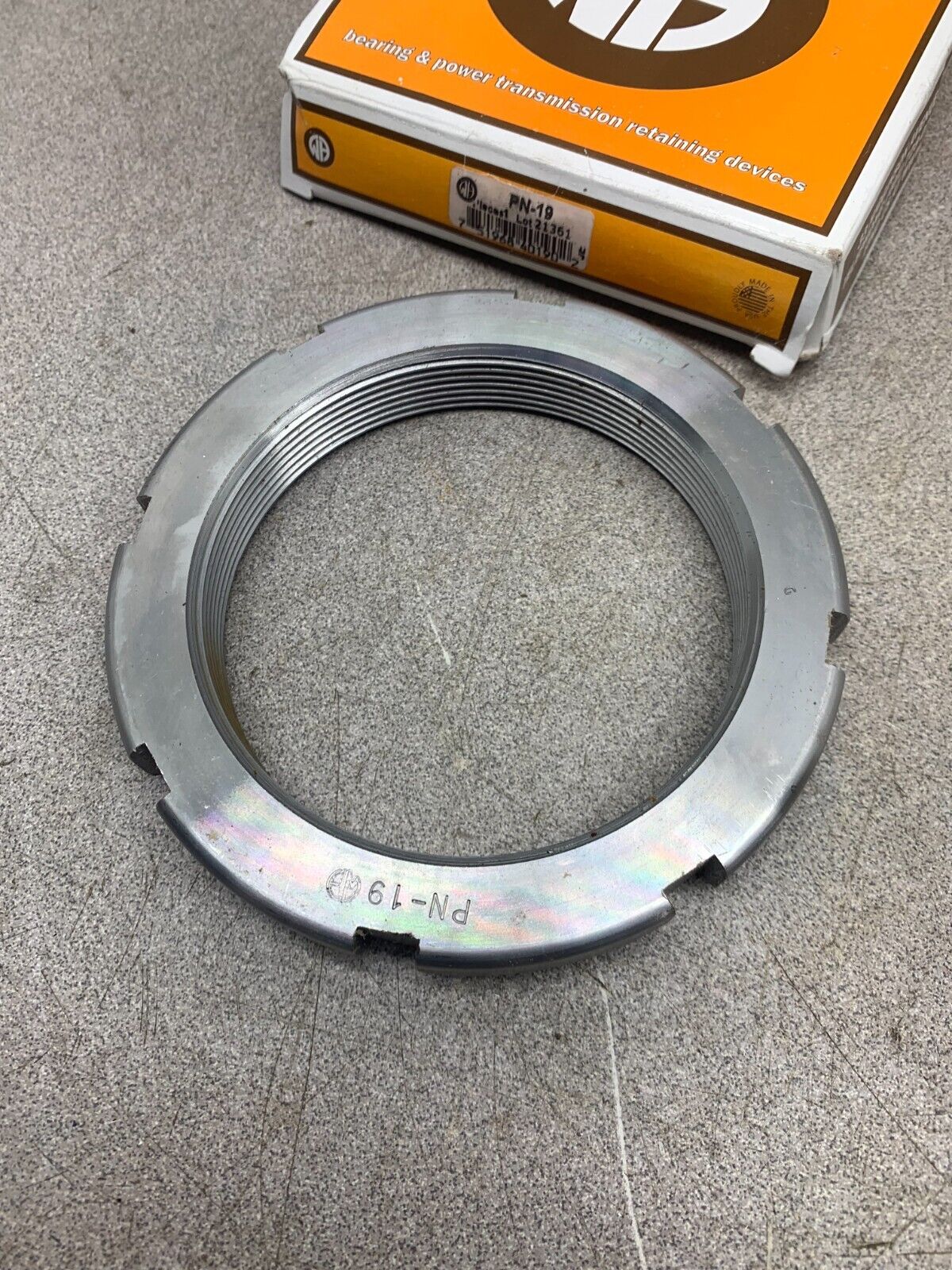 NEW IN BOX WHITTET-HIGGINS LOCKNUT PN-19