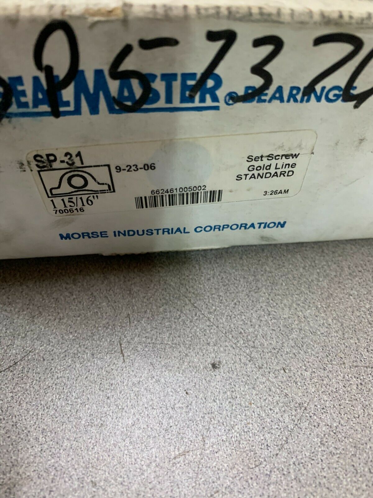 NEW IN BOX SEALMASTER SP31 PILLOW BLOCK BEARING 1-15/16" BORE SP-31