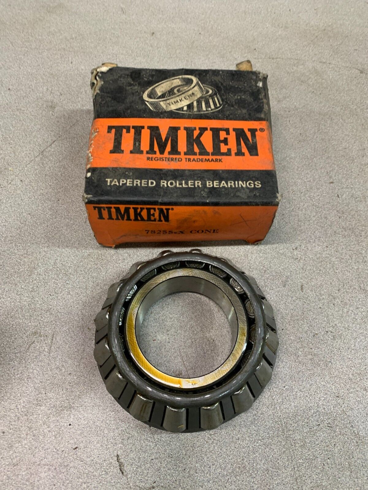 NEW IN BOX TIMKEN 78255X TAPERED ROLLER CONE BEARING 78255-X