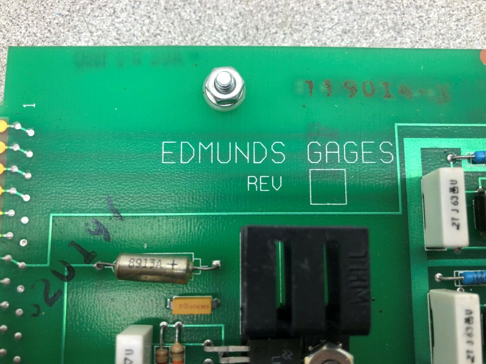 USED EDMUNDS GAGES LVDT AMPLIFIER MODULE 7100010