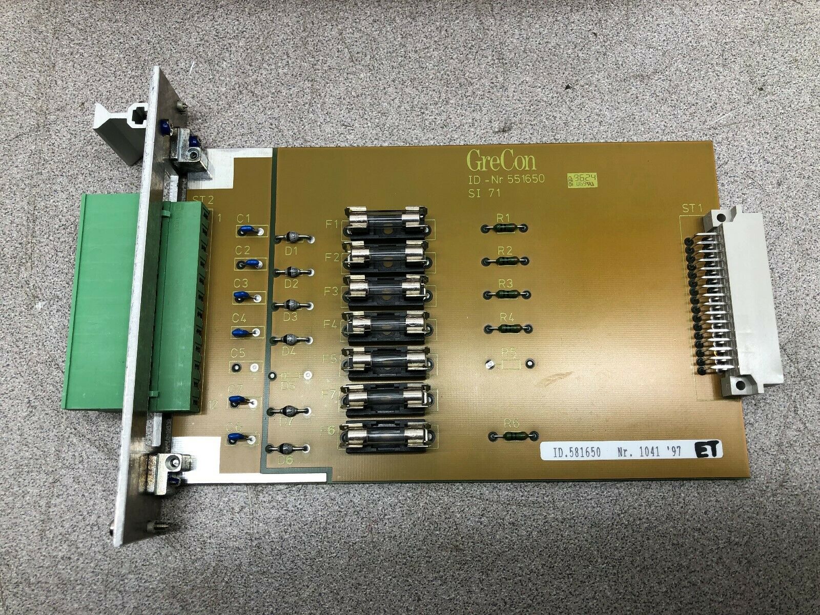 NEW IN BOX GRECON INPUT CARD  581650