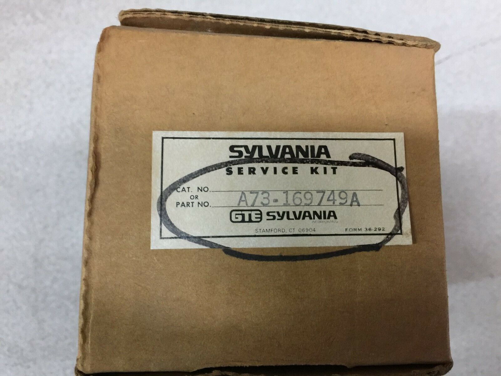 NEW IN BOX SYLVANIA SERVICE KIT A73-169749A