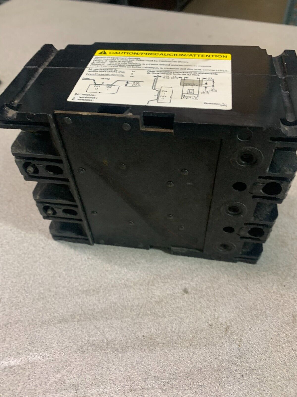 USED SQUARE D 3 POLE 30AMP CIRCUIT BREAKER FHL36030