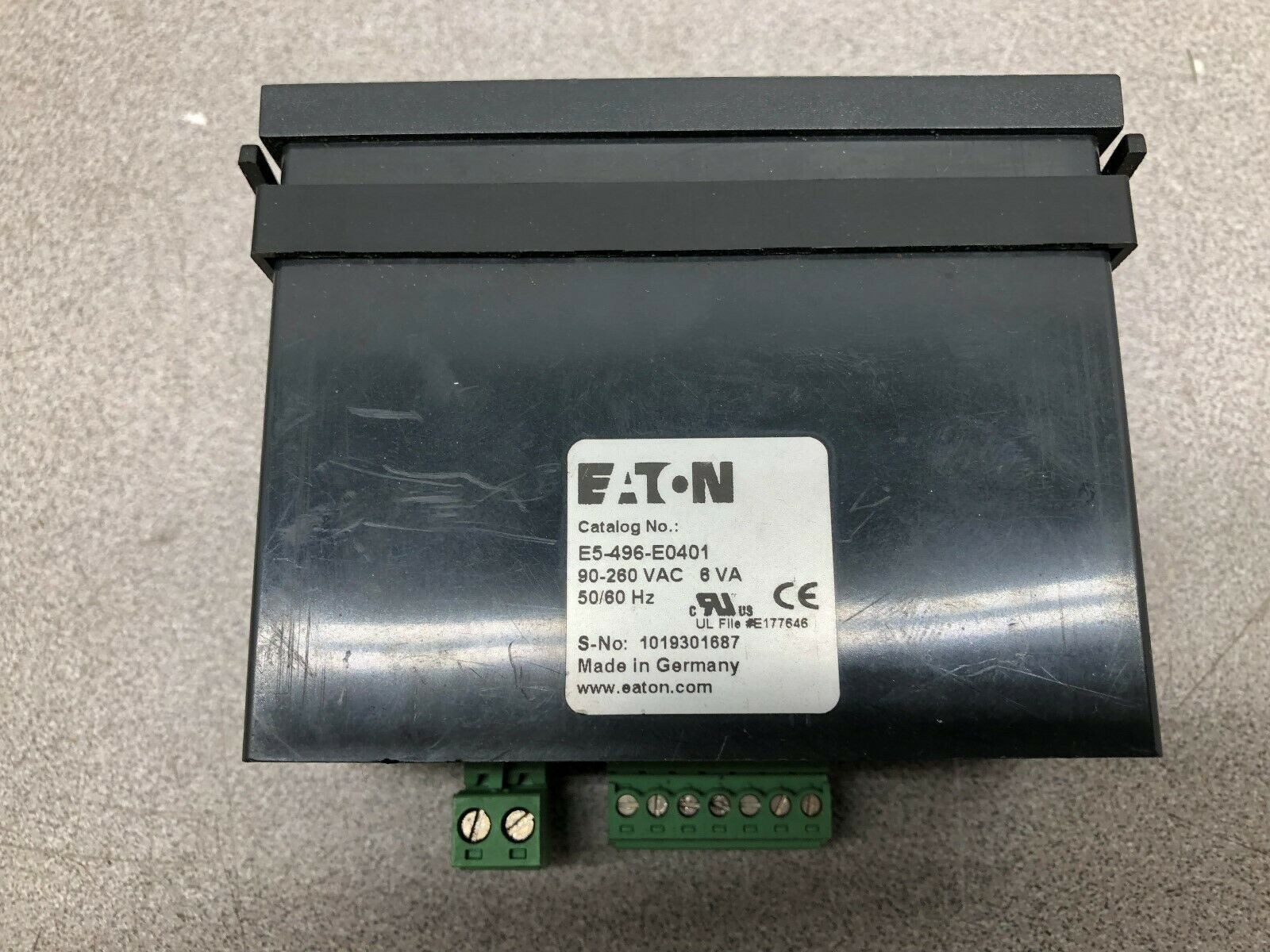 USED EATON 90-260 VAC MULTI FUNCTION COUNTER DISPLAY E5-496-E0401