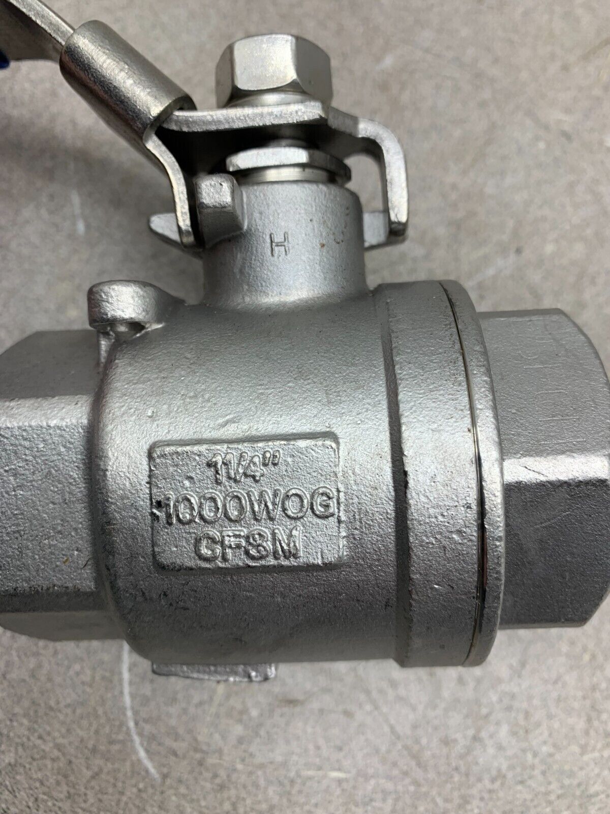 NEW OVC 1-1/4" CF8M STAINLESS 1000WOG FULL PORT BALL VALVE 1000 WOG