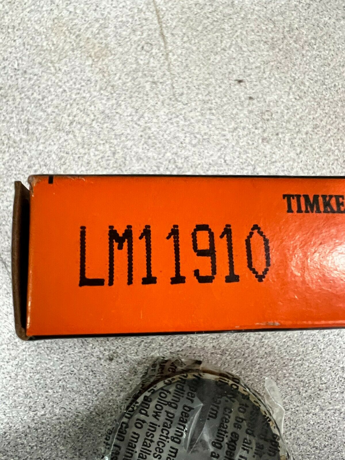 LOT OF 4 NEW IN BOX TIMKEN BEARING RACE LM11910