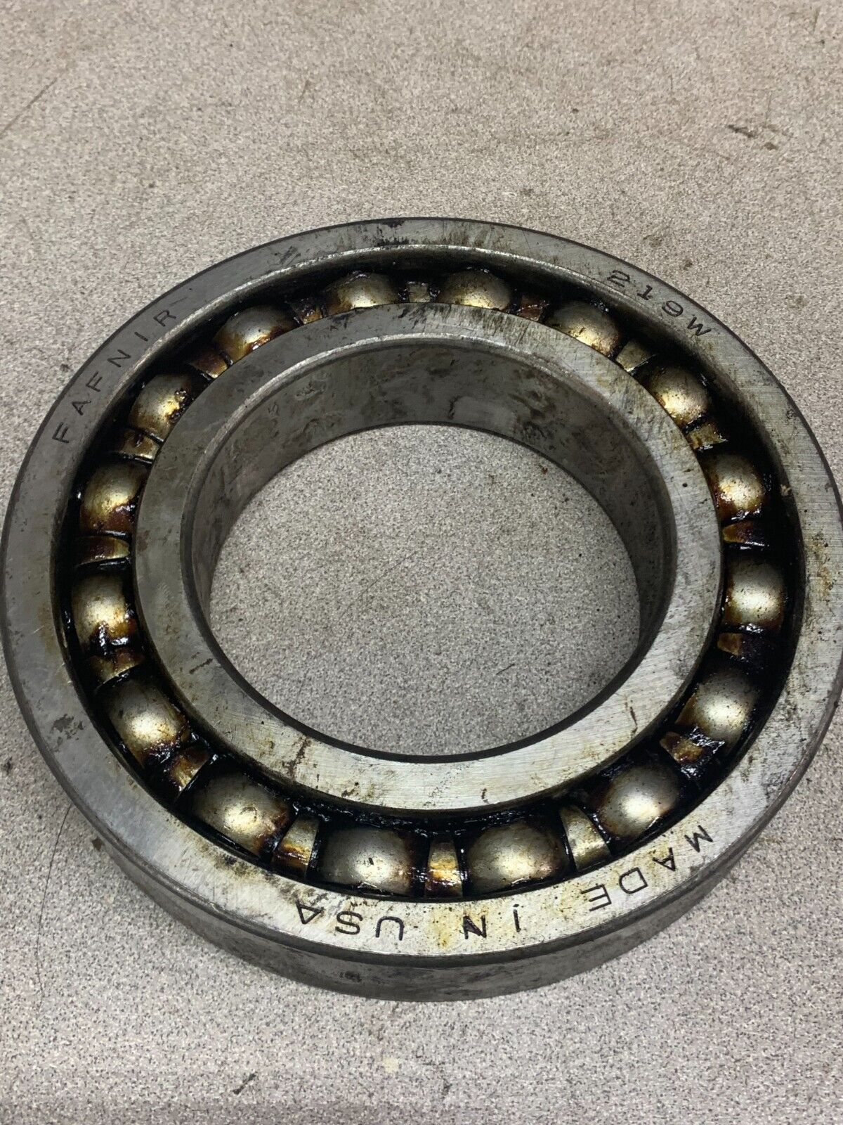 NEW NO BOX FAFNIR SINGLE ROW BALL BEARING 219W