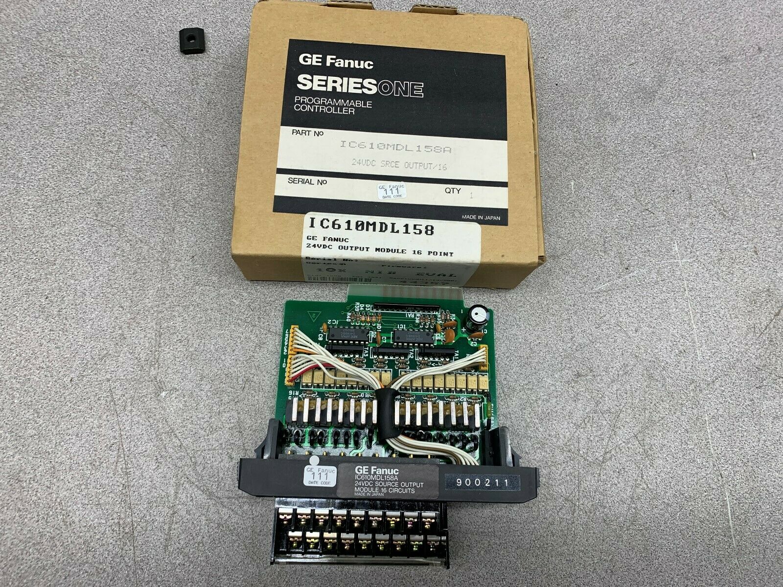 NEW IN BOX GE OUTPUT MODULE IC610MDL158A