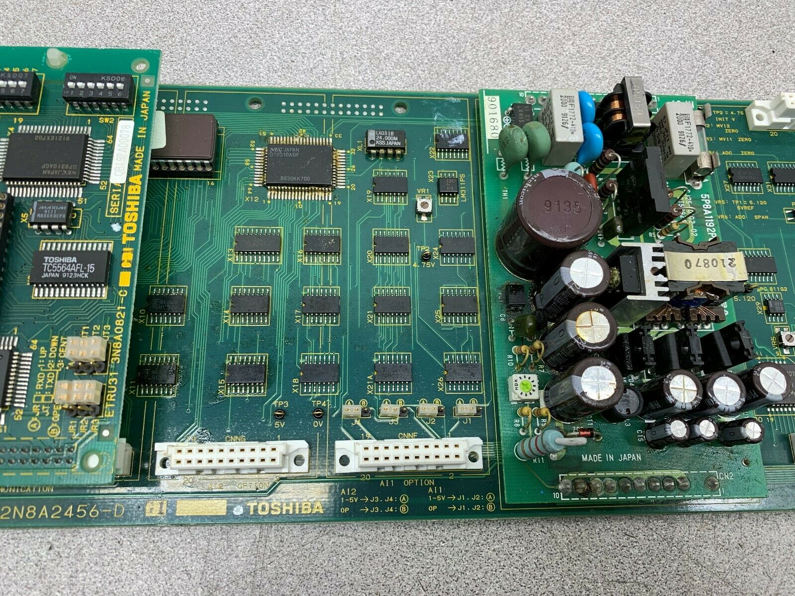 USED TOSHIBA CIRCUIT BOARD EBMU31 2N8A2456-D