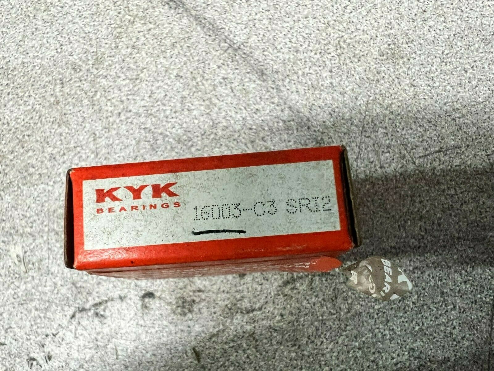 NEW IN BOX KYK 6003-C3 ROLLER BEARING  16003-C3 SRI2