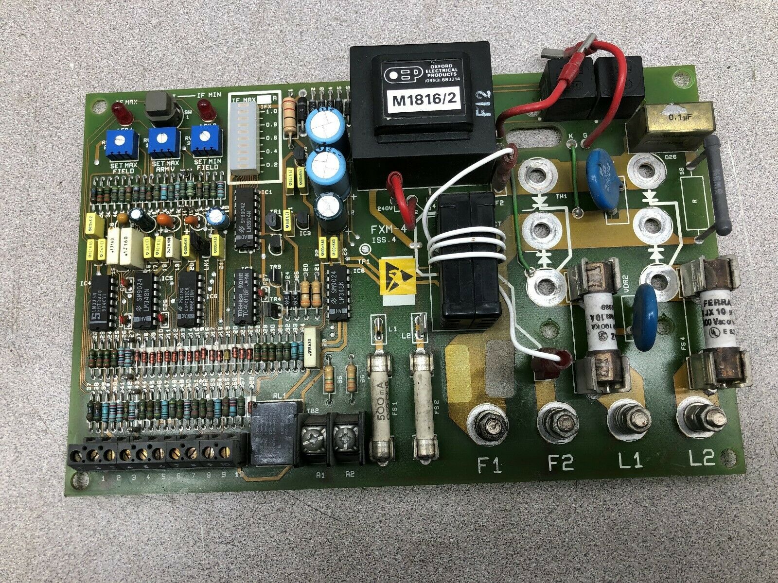 USED OXFORD CIRCUIT BOARD FXM-4