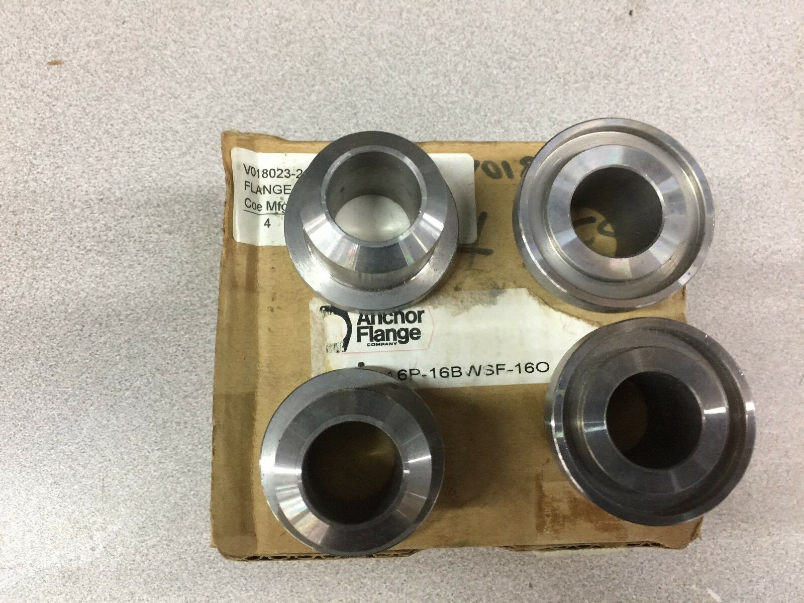 NEW BOX OF 4 ANCHOR  CD 61 BW TO FLANGE HEAD ORING 16P-16BWSF-160