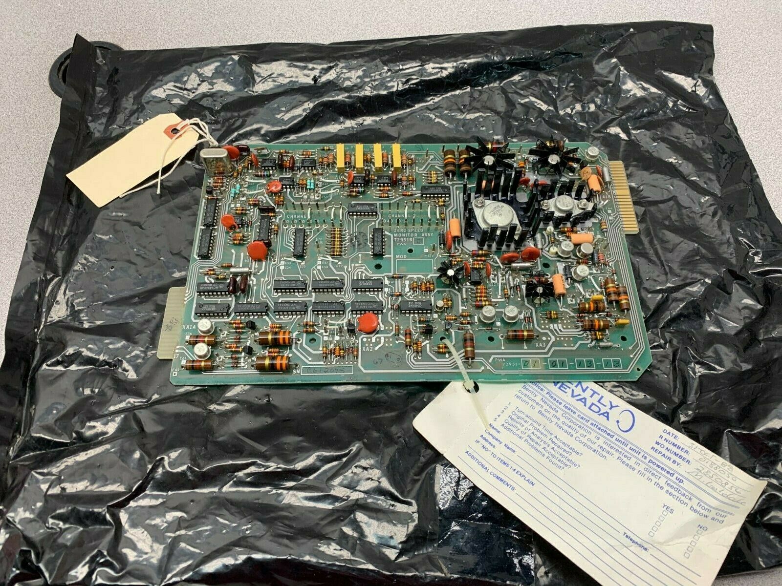 NEW NO BOX BENTLY NEVADA CIRCUIT BOARD PWA 72951-01-01-13-13