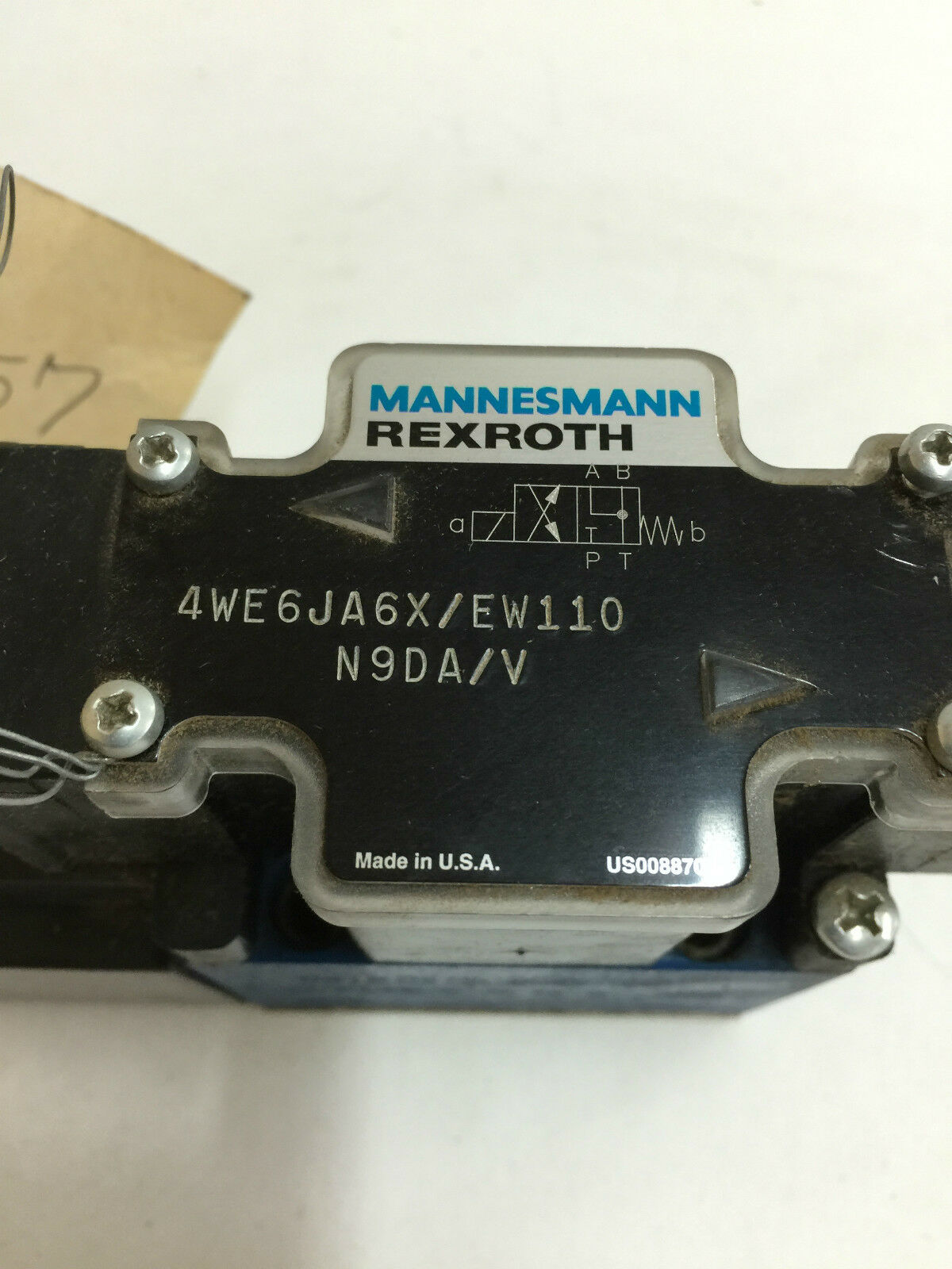 NEW REXROTH HYDRAULIC SOLENOID VALVE 4WE6JA6X/EW110N9DA/V