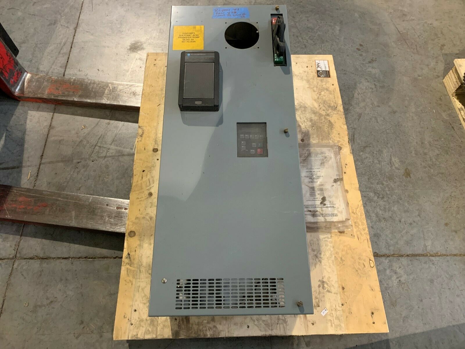 USED ALLEN-BRADLEY 7.5HP ALLEN-BRADLEY DRIVE WITH DISCONNECT 1336F-BRF75-AN-EN