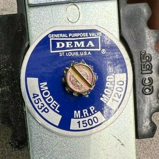 NEW IN BOX DEMA 453P.4 VALVE 453P