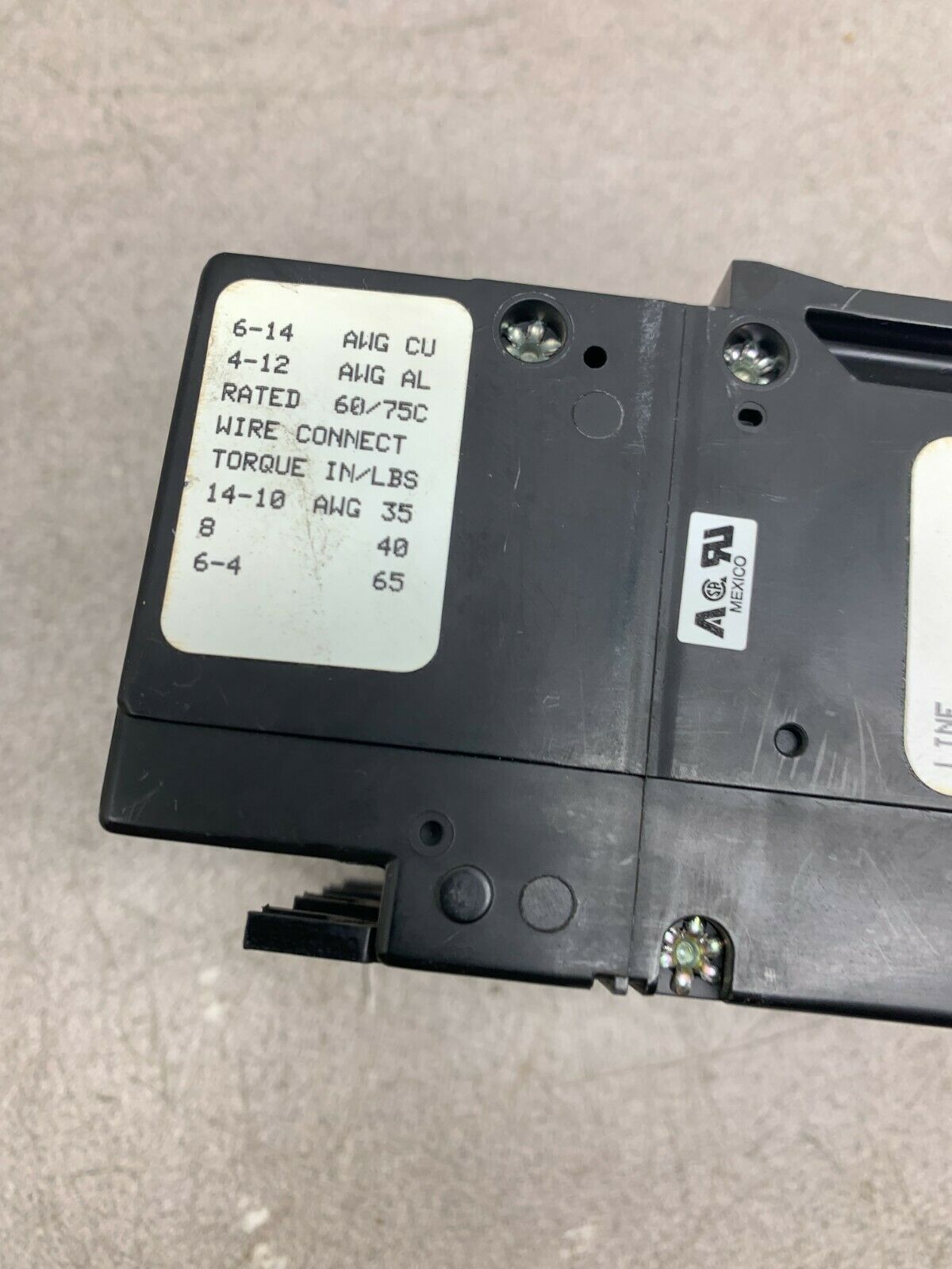 NEW NO BOX SENSATA AIPAX 3 POLE 27541-485 CIRCUIT BREAKER 219-4-8295-1