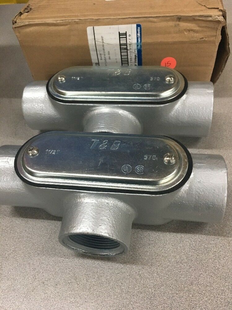 NEW BOX OF 2 T&B 1-1/2" TYPE T CONDUIT T57CG-TB